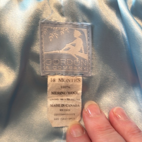 Gordon & Co. 100% Merino Wool Double-Breasted Coat. Size. 18 months - Picture 5 of 6